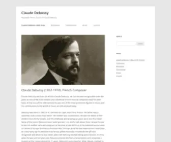 Claudedebussy.org(Claude Debussy) Screenshot