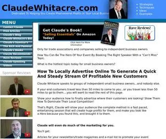 Claudewhitacre.com(Claude Whitacre) Screenshot