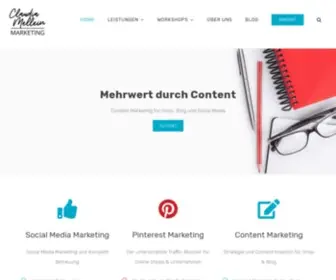 Claudia-Mellein.de(Schema p) Screenshot