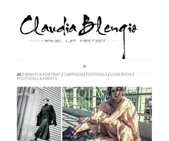 Claudiablengio.com(Claudia Blengio make up artistClaudia Blengio) Screenshot