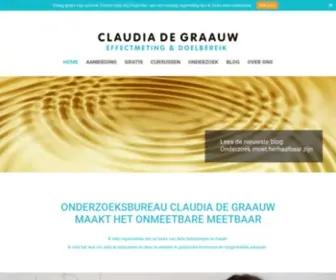 Claudiadegraauw.nl(Claudia De Graauw) Screenshot