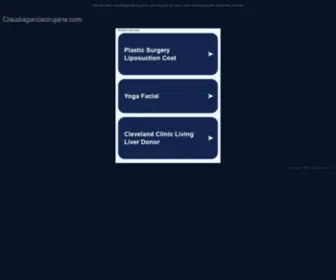 Claudiagarciacirujana.com(Claudiagarciacirujana) Screenshot