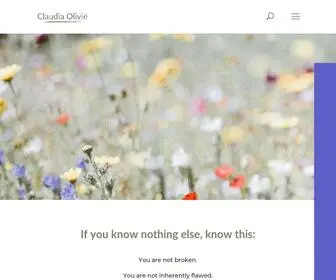 Claudiaolivie.com(Claudia Olivie) Screenshot