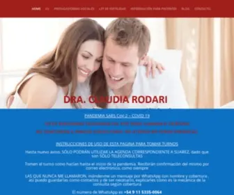 Claudiarodari.com(Claudia Rodari) Screenshot