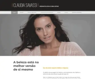 Claudiasavassi.com.br(Clínica) Screenshot