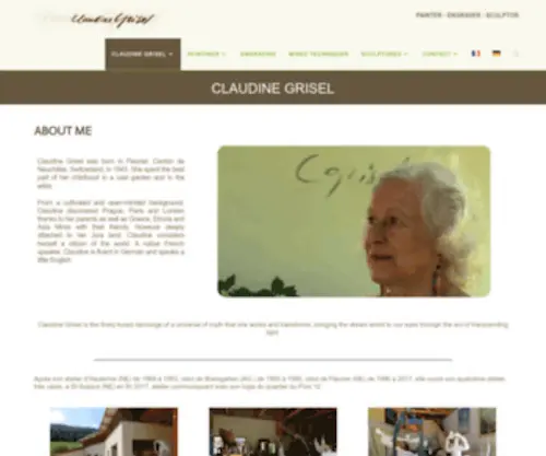 Claudine-Grisel.com(Présente) Screenshot