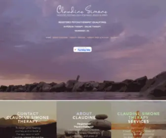 Claudinesimonetherapy.com(Claudine Simone Therapy) Screenshot