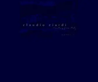 Claudiociardi.com(Claudio Ciardi artista) Screenshot