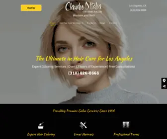 Claudioditaliahairsalon.com(Claudio D'Italia The Hair Salon) Screenshot