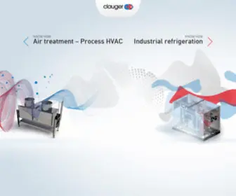 Clauger.com(Créateur de solutions en froid & air de process) Screenshot