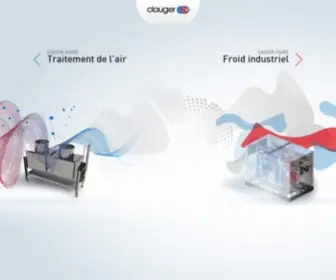 Clauger.fr(Créateur de solutions en froid & air de process) Screenshot