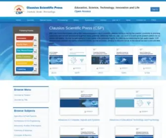 Clausiuspress.com(Clausius Scientific Press) Screenshot