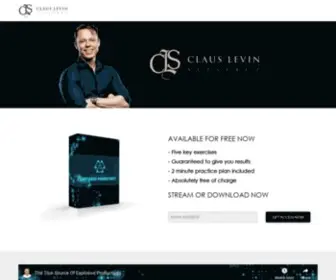 Clauslevin.com(Claus Levin) Screenshot