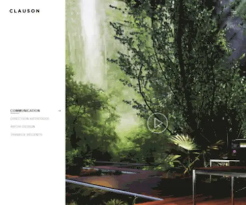 Clauson.ch(Atelier Clauson) Screenshot