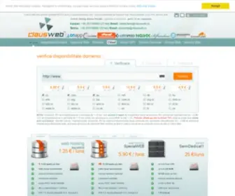 Clausweb.ro(Gazduire Web) Screenshot