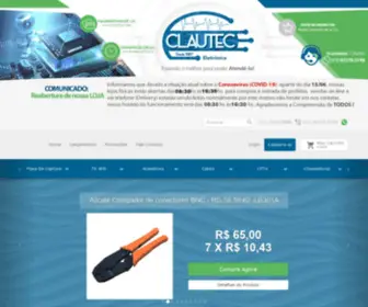 Clautec.com.br(Clautec Eletrônica) Screenshot