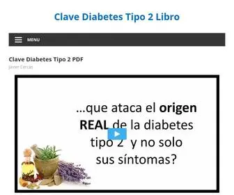 Clavediabetestipo2PDF.com(Clave Diabetes Libro opiniones) Screenshot