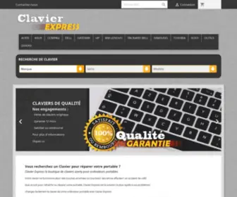 Clavier-Express.com(Boutique Clavier Express) Screenshot