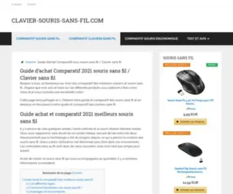 Clavier-Souris-Sans-FIL.com(Guide d’achat clavier sans fil) Screenshot