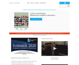 Claviercompanion.com(Piano Magazine) Screenshot