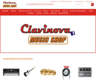 Clavinova-Musicshop.nc(CLAVINOVA) Screenshot