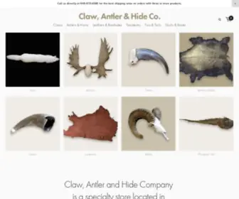 Clawantlerhide.com(Claw, Antler & Hide Co) Screenshot