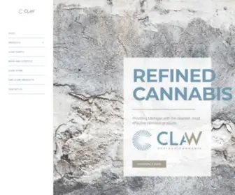 Clawcannabis.com(The Claw Cannabis brand) Screenshot