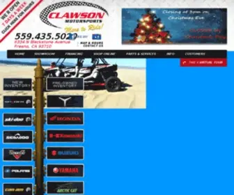 Clawsonmotorsports.com Screenshot