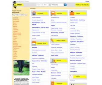 Claxi.com.ve(Clasificados en Venezuela) Screenshot