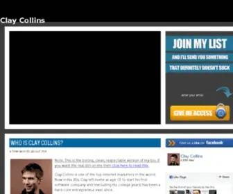Clay-Collins.com(Clay Collins) Screenshot