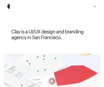 Clay.global(UI/UX Design Agency) Screenshot