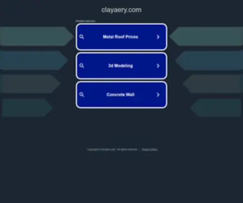 Clayaery.com(Clayaery) Screenshot