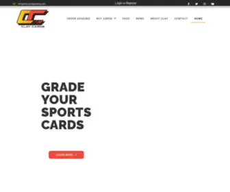 Claycardsgrading.com(Clay Cards) Screenshot