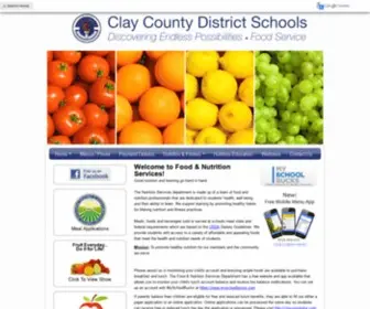 Claycountyfns.com(School Nutrition and Fitness) Screenshot