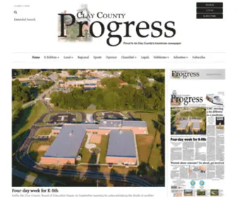 Claycountyprogress.com(Clay County Progress) Screenshot