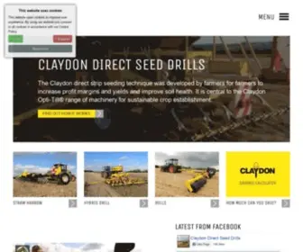 Claydondrill.com(Claydon Drill) Screenshot