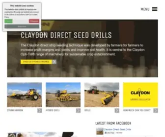 Claydondrills.com(Claydon Drill) Screenshot