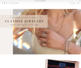 Claydonjewelers.com(★★★★★ Claydon Jewelers) Screenshot