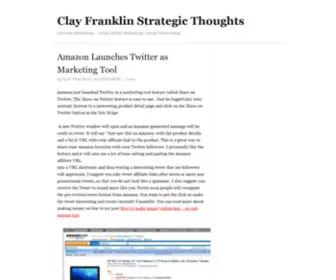 Clayfranklin.com(Internet Marketing) Screenshot