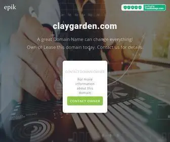 Claygarden.com(Epik.com is a leading marketplace for domain names) Screenshot