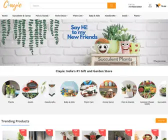 Clayie.com(Online Flower Delivery) Screenshot