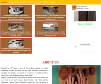 Claykriti.com(Pottery classes in noida) Screenshot