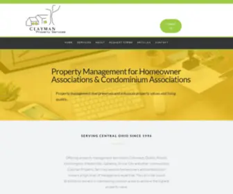 Claymanpropertyservices.com(Condominium Property Management in Dublin) Screenshot