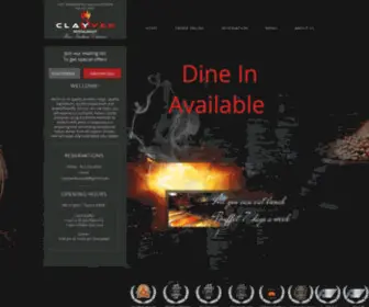 Clayovenlouisville.com(Clay Oven Indian Restaurant) Screenshot