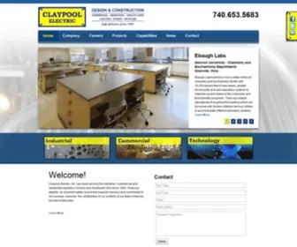 Claypoolelectric.com(Claypool Electric) Screenshot