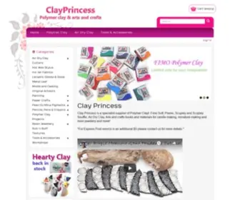 Clayprincess.com.au(Clay Princess) Screenshot