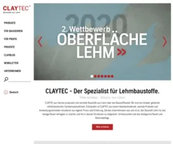 Claytec.de(Tiefe erleben) Screenshot