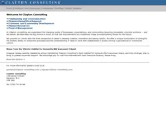 Clayton-Consulting.com(Clayton Consulting) Screenshot