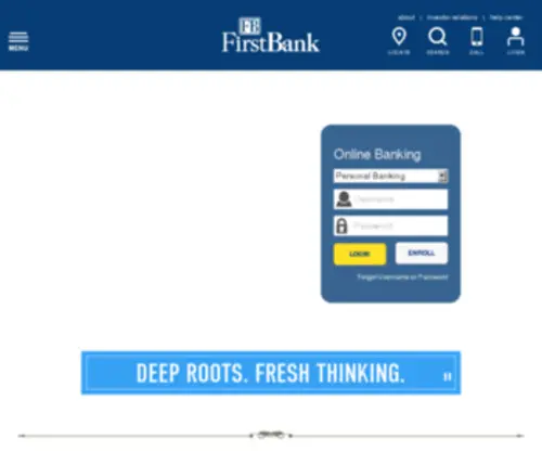 Claytonbank.com(Clayton Bank and Trust) Screenshot