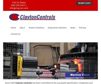 Claytoncontrols.com(Clayton Controls) Screenshot